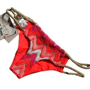 Luli‎ Fama Flamingo Beach Hot Buns Bikini Bottom nwt